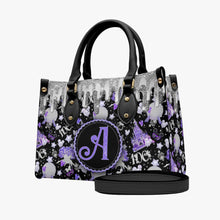 Load image into Gallery viewer, Personalized Leather Handbag with Magical Dripping Design for Women
