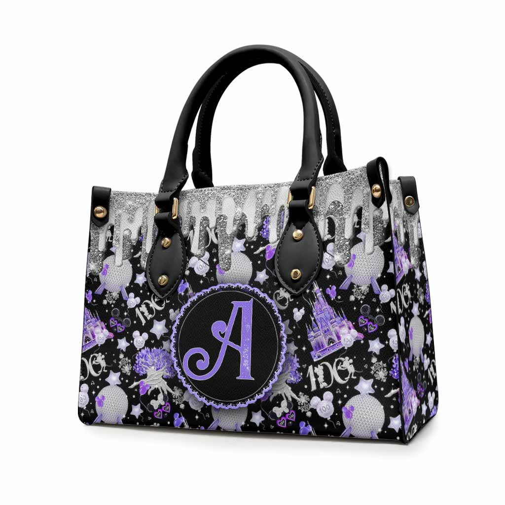 Personalized Leather Handbag with Magical Dripping Design for Women