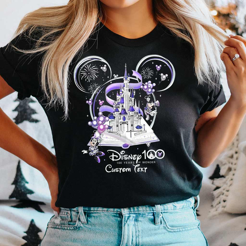Personalized Disney 100 Years of Wonder T-shirt & Hoodie Gift
