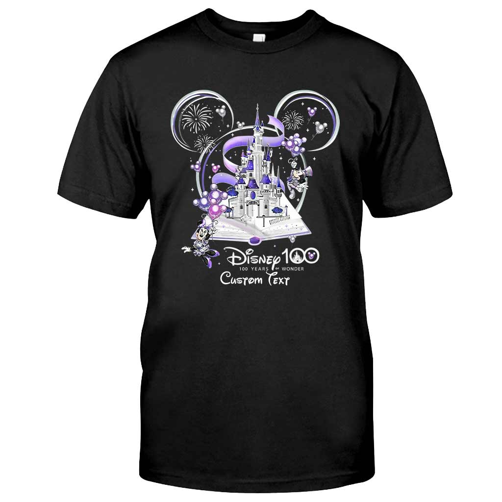 Personalized Disney 100 Years of Wonder T-shirt & Hoodie Gift