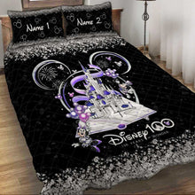 Load image into Gallery viewer, Personalized Disney 100 Years Of Wonder Quilt Set with Pillow Covers
