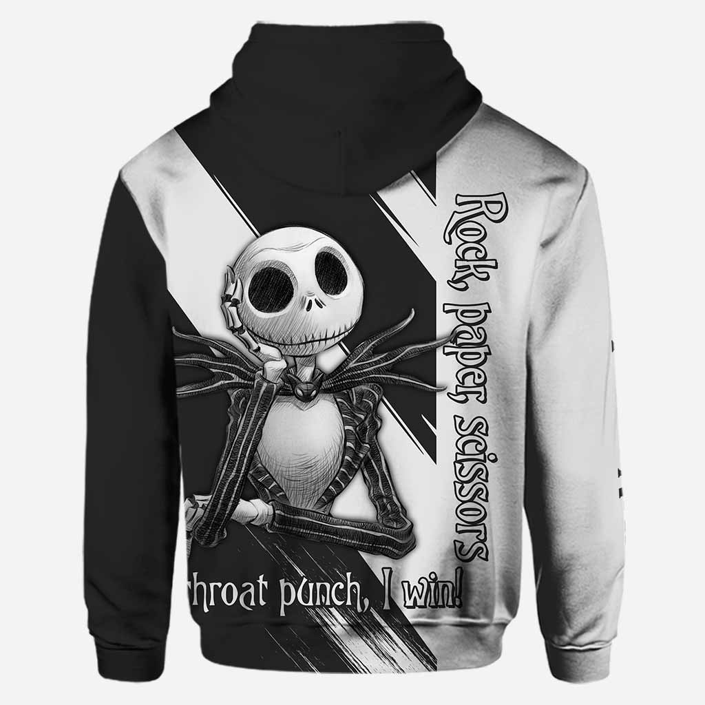 Personalized Rock Paper Scissors Hoodie & Leggings Gift for Halloween