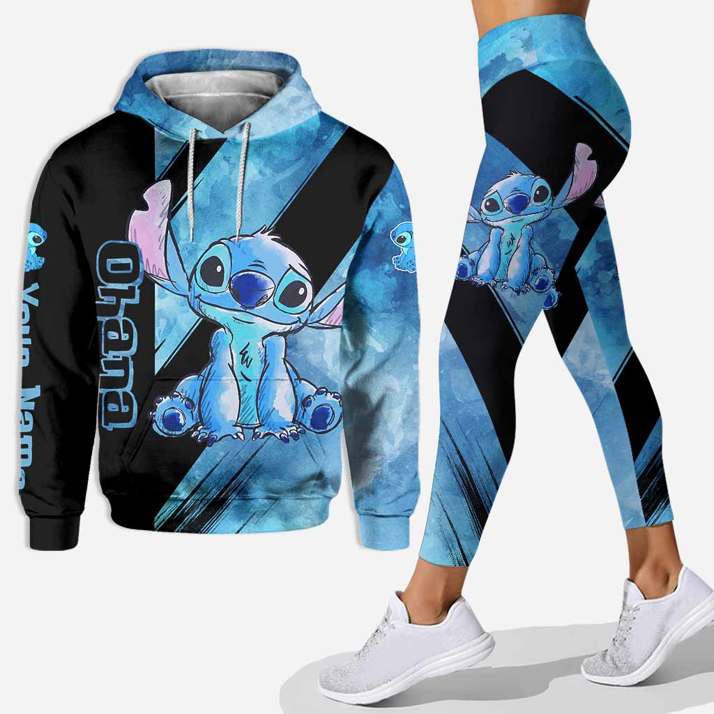 Personalized Hoodie and Leggings Set Ohana Custom Name Gift