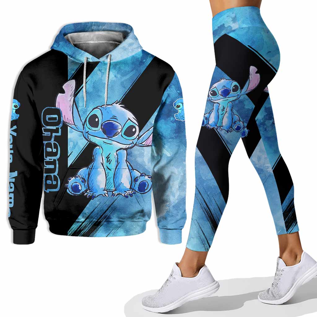 Personalized Hoodie and Leggings Set Ohana Custom Name Gift
