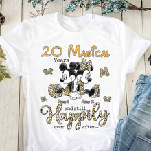 Load image into Gallery viewer, Personalized Couple T-shirt and Hoodie with Custom Names for Anniversary

