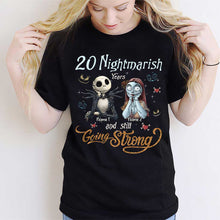 Load image into Gallery viewer, Personalized Couple T-Shirt &amp; Hoodie Nightmare Gift for Anniversary
