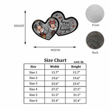 Load image into Gallery viewer, Personalized Mouse Shaped Doormat Custom Couple Gift for Home
