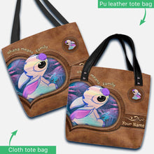 Load image into Gallery viewer, Personalized Ohana Means Family Tote Bag Custom Name Gift
