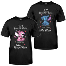 Load image into Gallery viewer, Personalized Couple T-shirt &amp; Hoodie His &amp; Hers Ohana Gift
