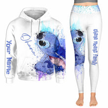 Load image into Gallery viewer, Personalized Ohana Hoodie and Leggings Set Custom Name Gift
