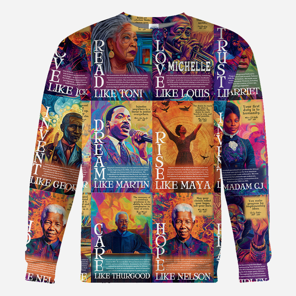 Personalized All Over Shirt with Inspirational Quotes for Men and Women