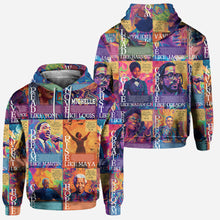 Load image into Gallery viewer, Personalized African American Hoodie and Leggings Set - Customizable Dream Like Martin Rise Like Maya Gift
