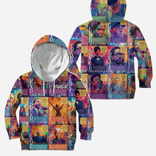 Load image into Gallery viewer, Personalized African American Hoodie and Leggings Set - Customizable Dream Like Martin Rise Like Maya Gift
