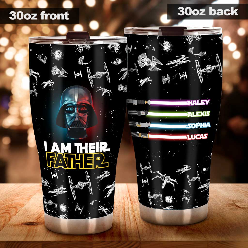 Personalized Star Wars Tumbler Custom Name Gift for Dad