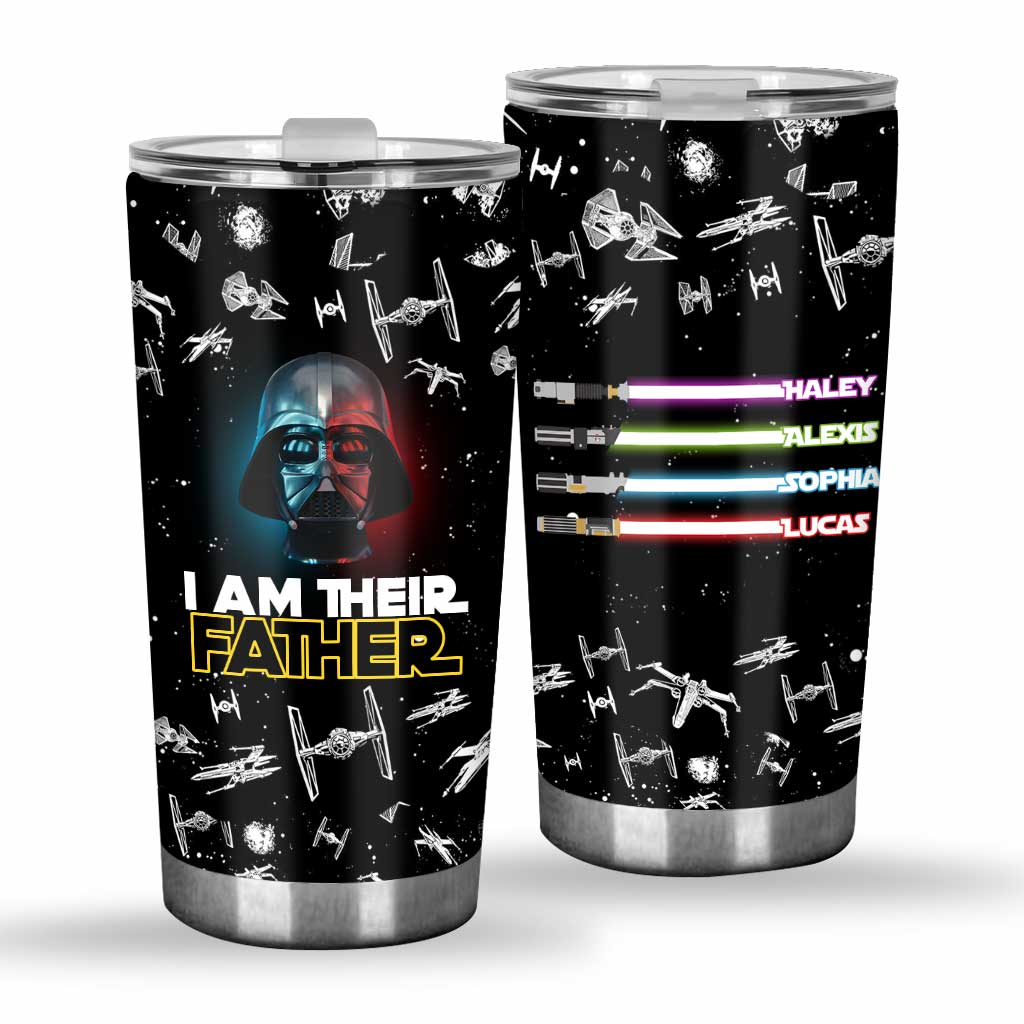Personalized Star Wars Tumbler Custom Name Gift for Dad