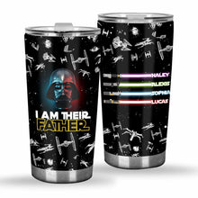 Load image into Gallery viewer, Personalized Star Wars Tumbler Custom Name Gift for Dad
