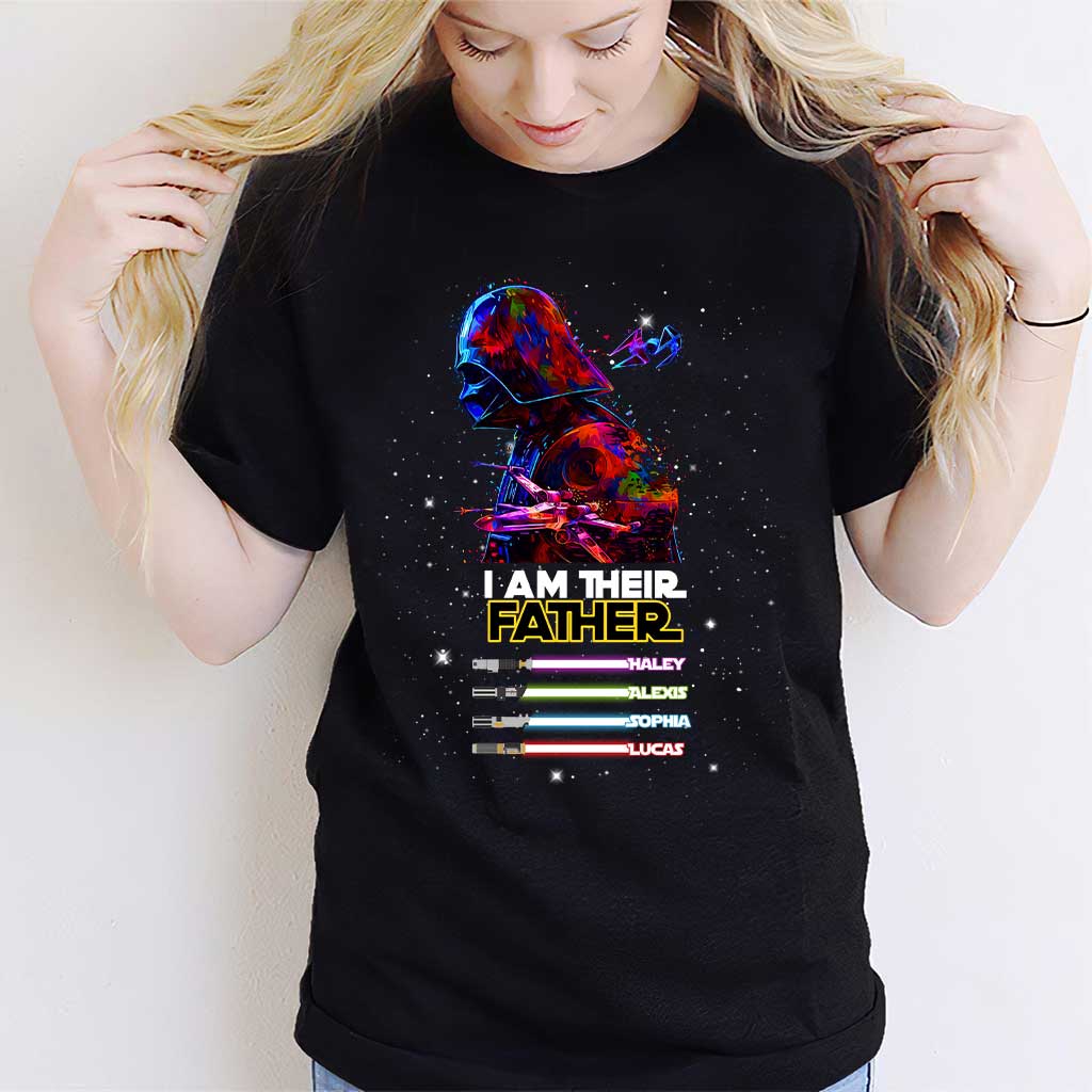 Personalized I Am Their Father T-shirt & Hoodie Gift for Dad