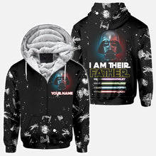 Load image into Gallery viewer, Personalized I Am Their Father Hoodie Custom Name Gift for Dad
