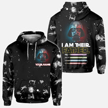 Load image into Gallery viewer, Personalized I Am Their Father Hoodie Custom Name Gift for Dad
