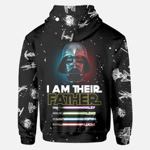 Load image into Gallery viewer, Personalized I Am Their Father Hoodie Custom Name Gift for Dad
