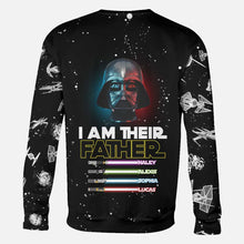 Load image into Gallery viewer, Personalized I Am Their Father Hoodie Custom Name Gift for Dad
