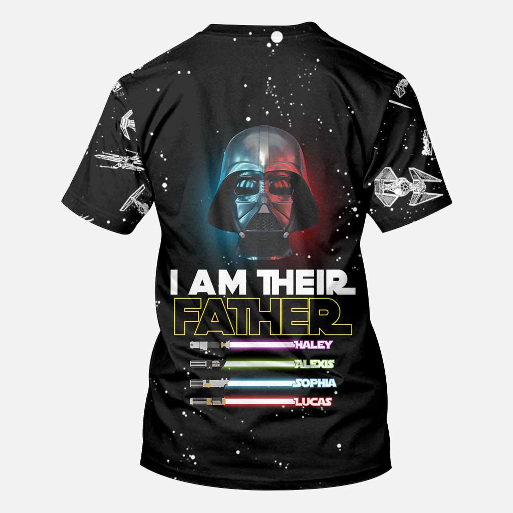 Personalized I Am Their Father Hoodie Custom Name Gift for Dad