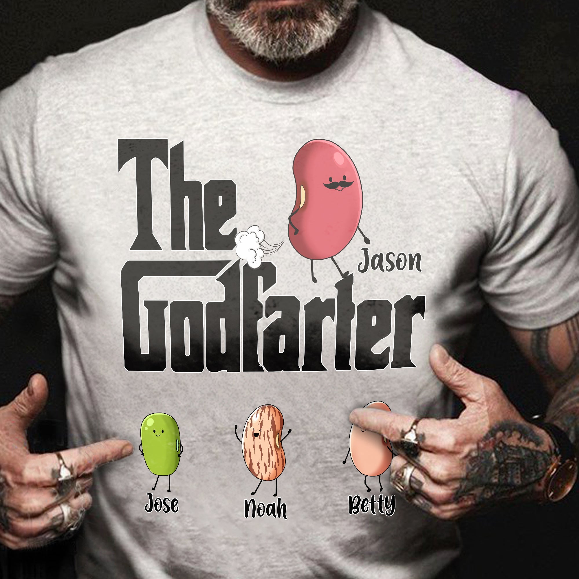 Personalized The Godfarter T-shirt for Dad | Funny Gift Idea