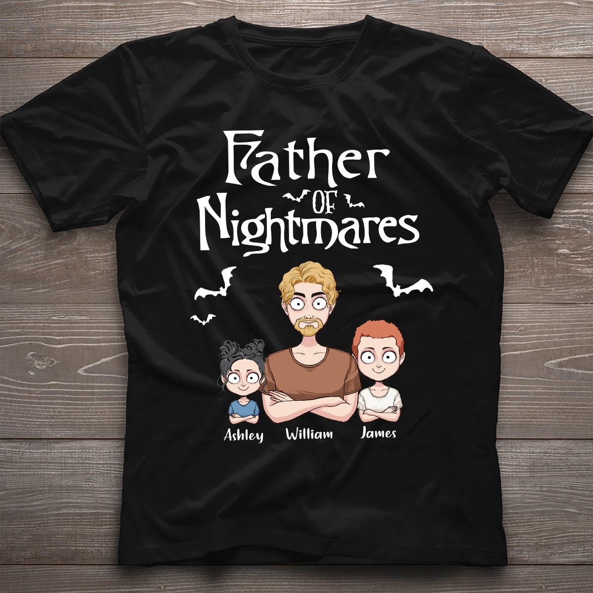 Personalized Father Of Nightmares T-Shirt & Hoodie for Dad