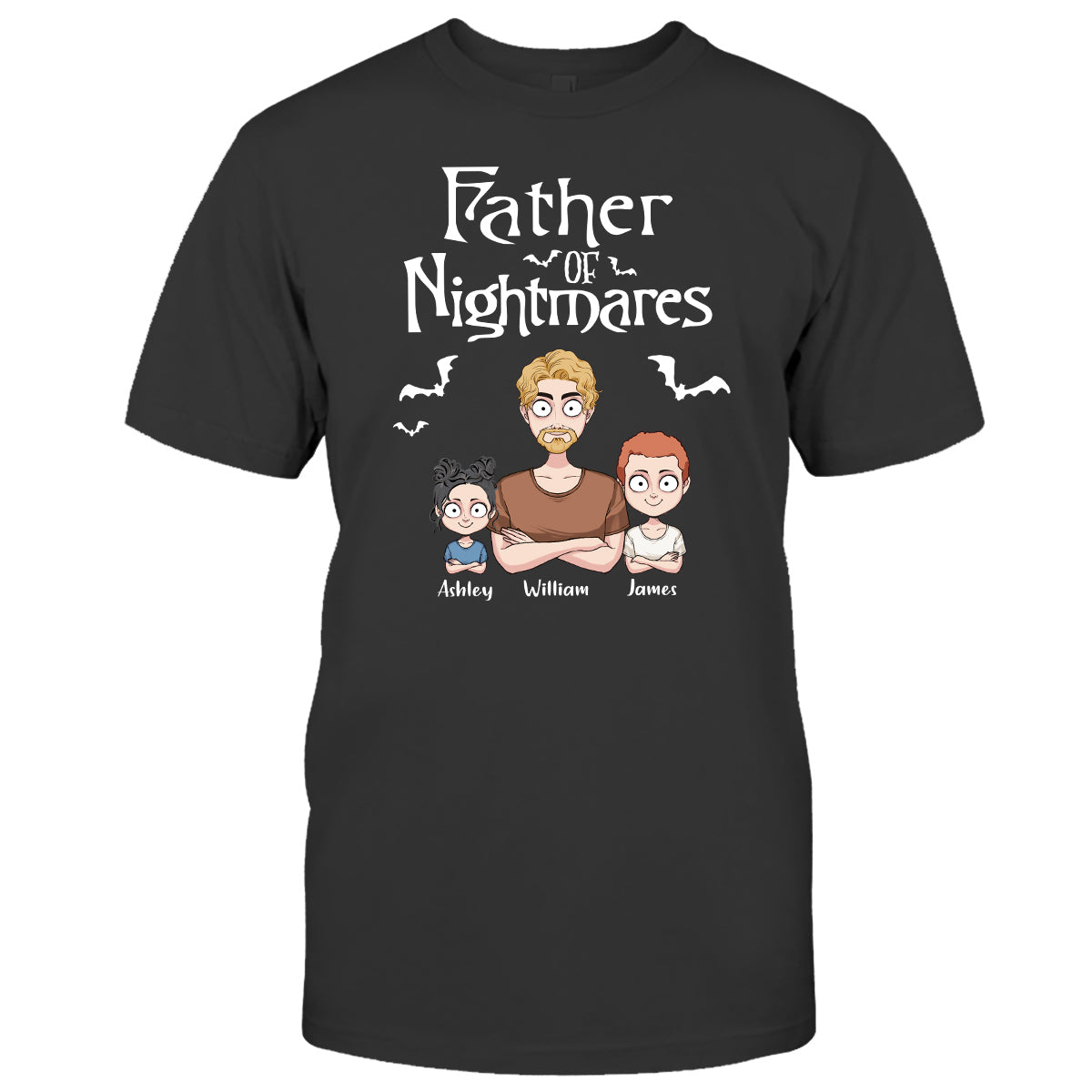 Personalized Father Of Nightmares T-Shirt & Hoodie for Dad