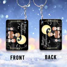 Load image into Gallery viewer, Personalized Father of Nightmares Keychain Custom Name Gift
