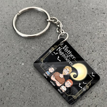Load image into Gallery viewer, Personalized Father of Nightmares Keychain Custom Name Gift
