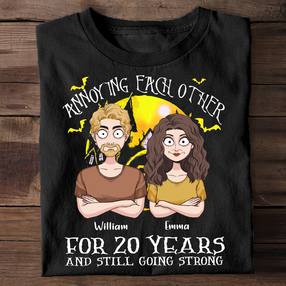 Personalized Nightmare T-shirt and Hoodie Gift for Couples