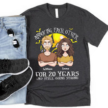 Load image into Gallery viewer, Personalized Nightmare T-shirt and Hoodie Gift for Couples
