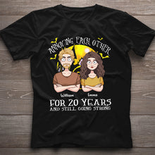 Load image into Gallery viewer, Personalized Nightmare T-shirt and Hoodie Gift for Couples
