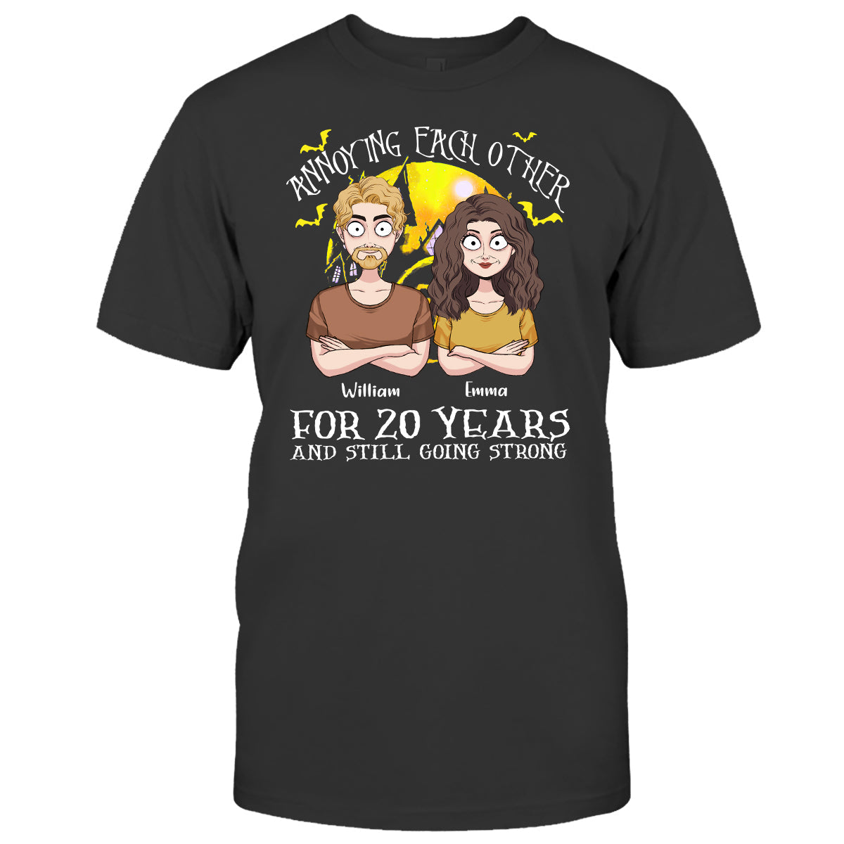 Personalized Nightmare T-shirt and Hoodie Gift for Couples