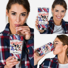 Load image into Gallery viewer, Personalized 4th of July Tumbler with Mickey Mouse Design
