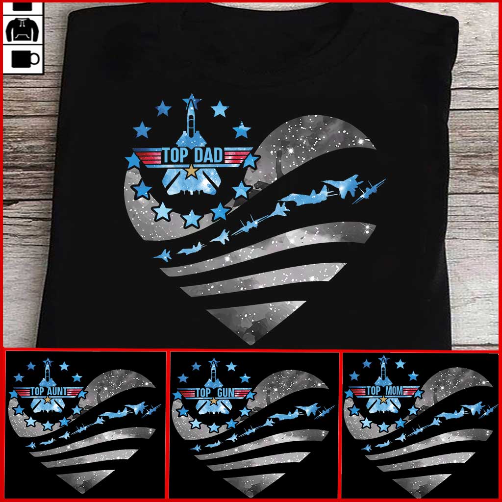 Personalized Top Gun T-shirt and Hoodie Gift for Dad | Customizable