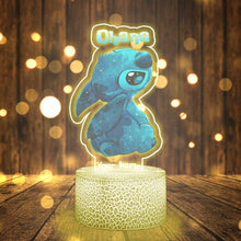 Load image into Gallery viewer, Personalized Ohana Shaped Plaque Light Base Custom Name Gift
