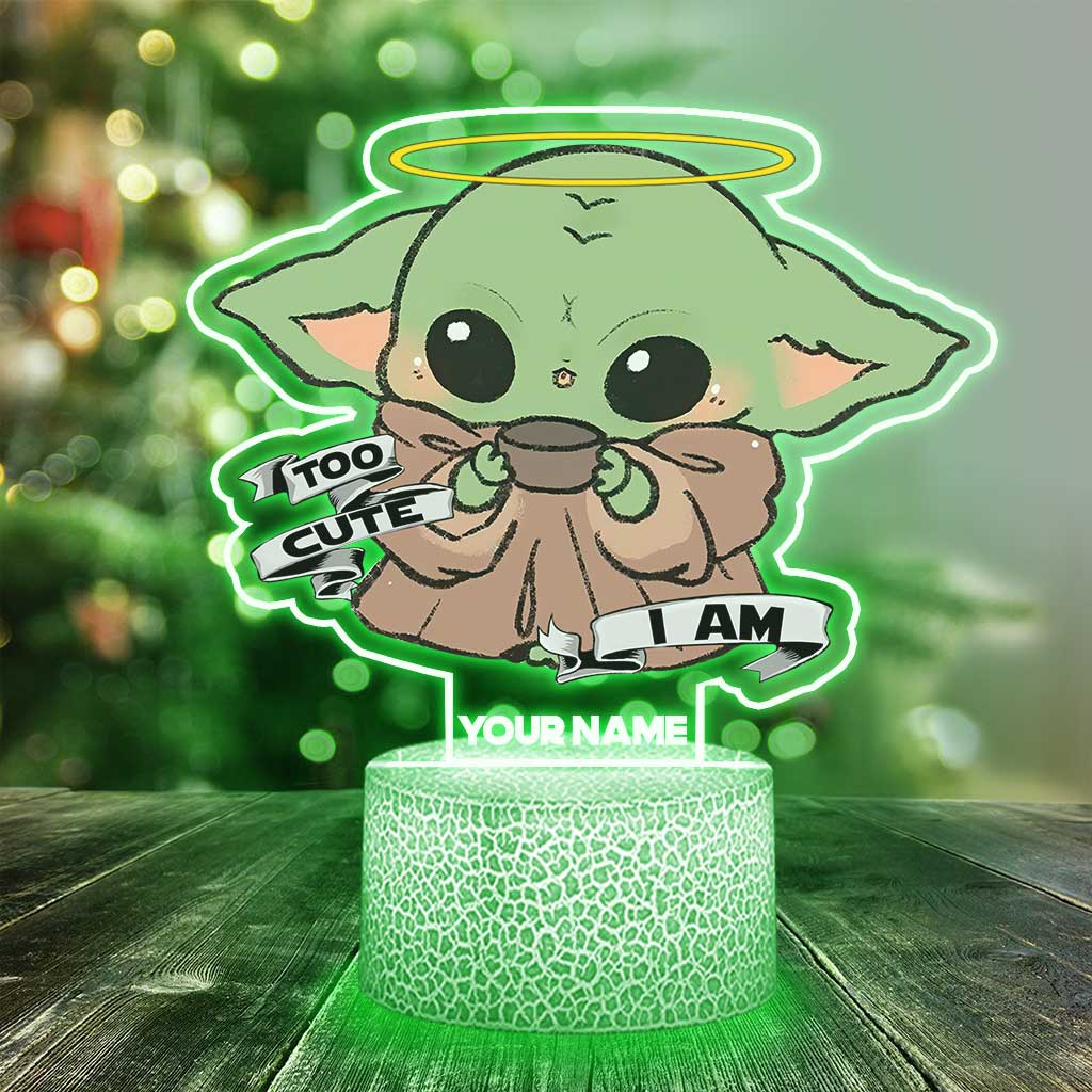 Personalized LED Shaped Light Base Cute Character Gift Idea