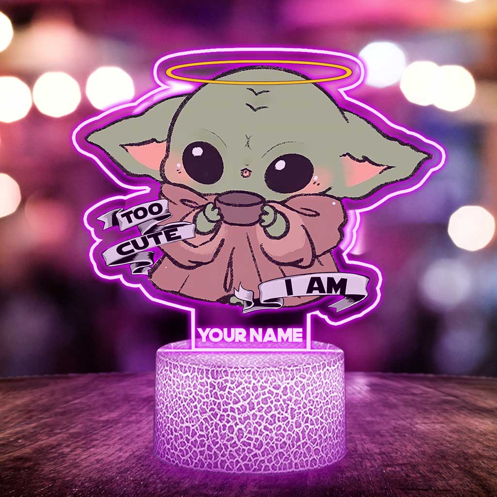 Personalized LED Shaped Light Base Cute Character Gift Idea