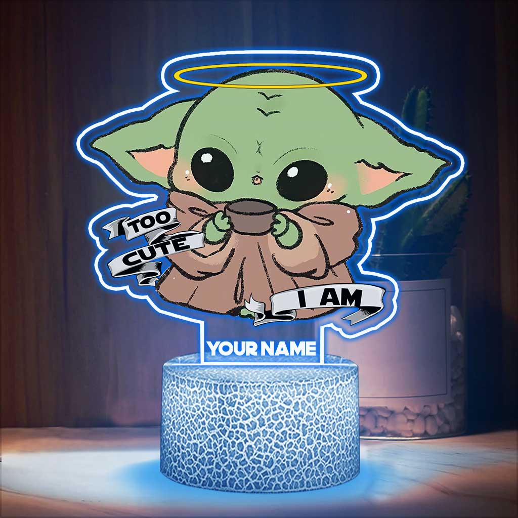 Personalized LED Shaped Light Base Cute Character Gift Idea