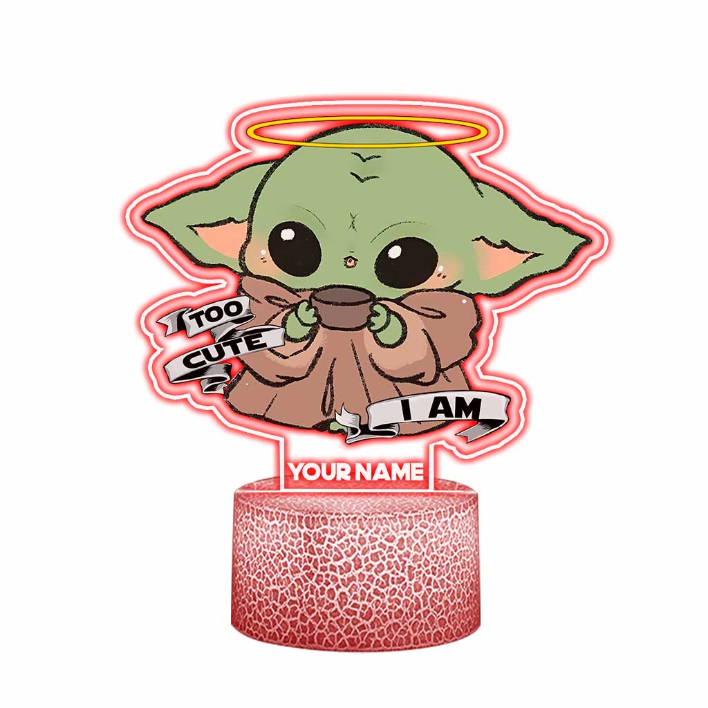 Personalized LED Shaped Light Base Cute Character Gift Idea