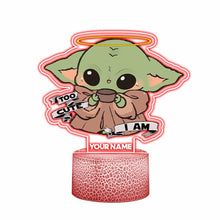 Load image into Gallery viewer, Personalized LED Shaped Light Base Cute Character Gift Idea
