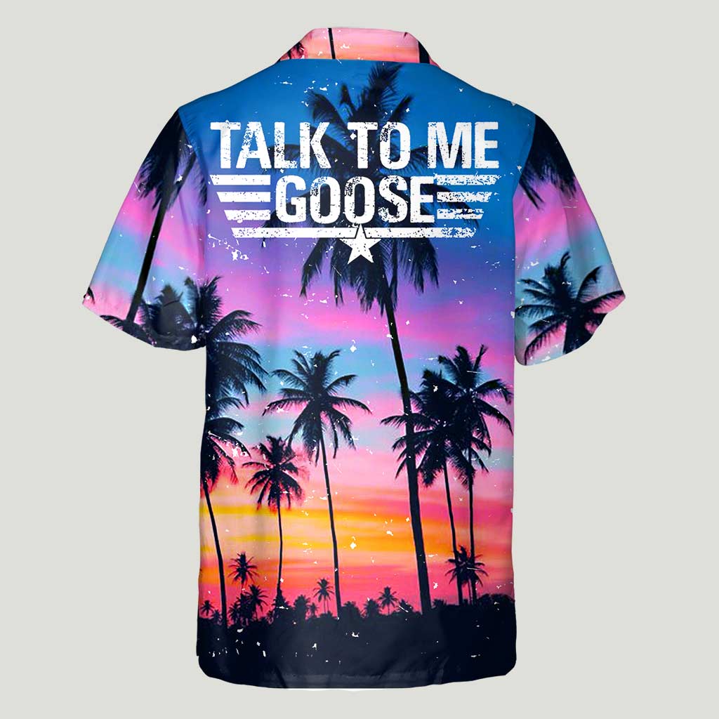Personalized Top Gun Hawaiian Shirt Custom Name Gift