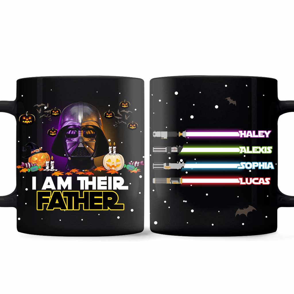 Personalized Halloween Mug Custom Name Gift for Dad