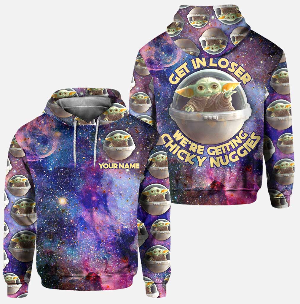 Personalized Galaxy Hoodie & Leggings Set Custom Name Gift