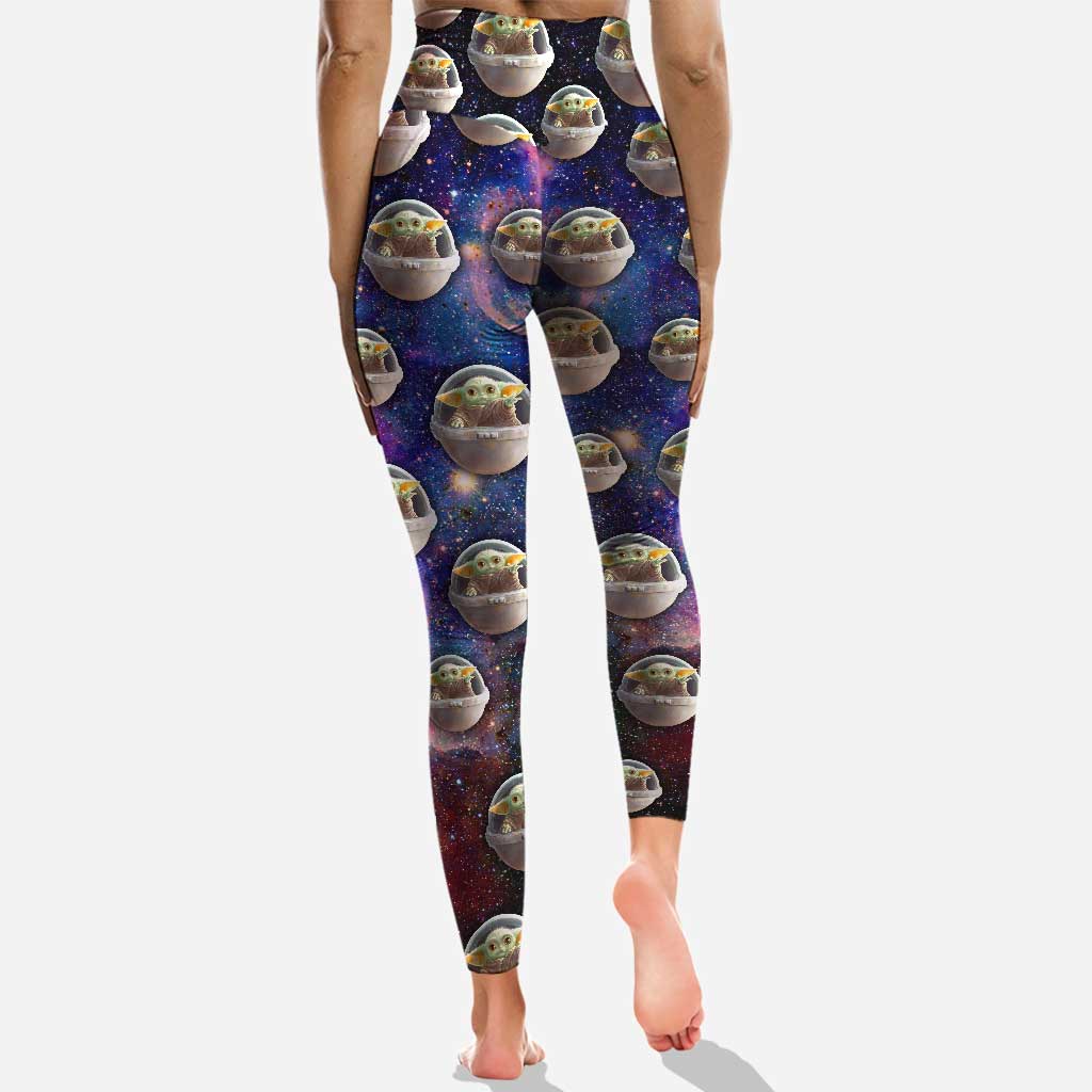 Personalized Galaxy Hoodie & Leggings Set Custom Name Gift