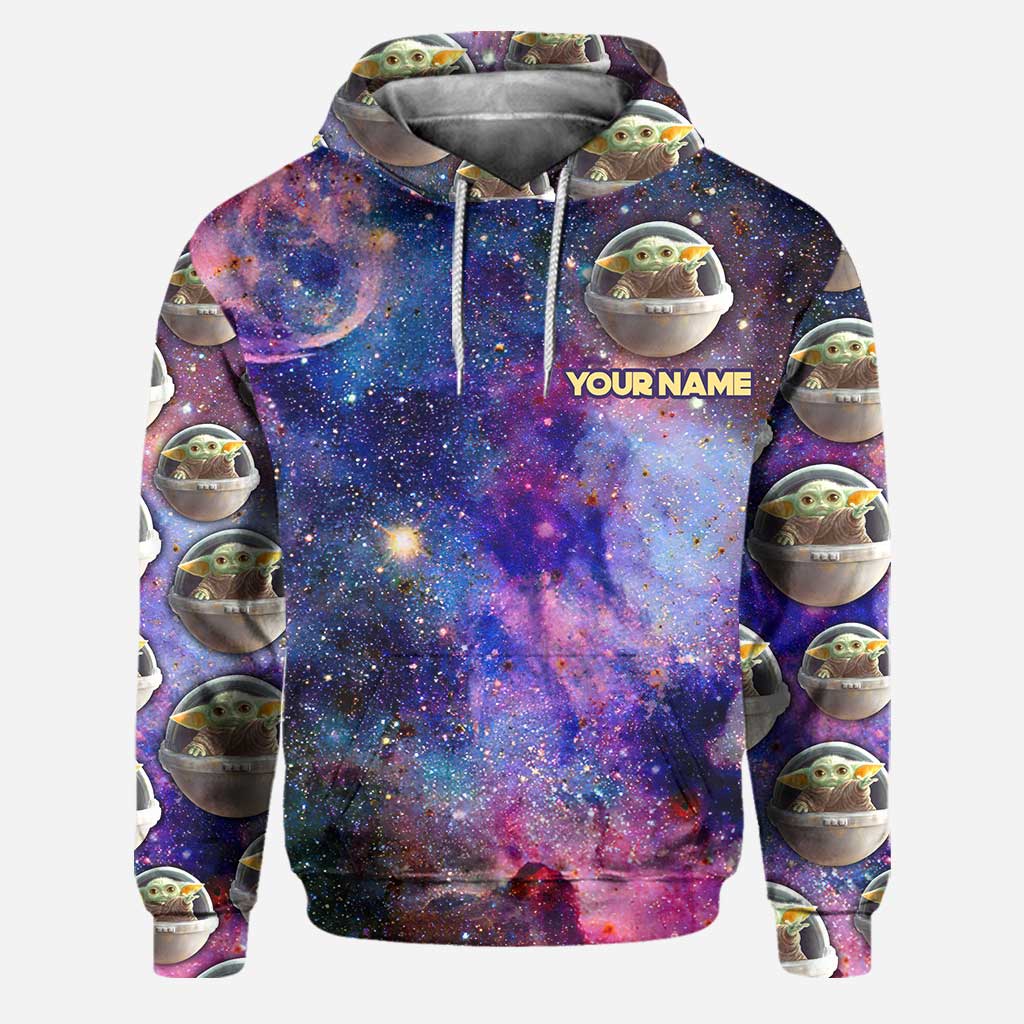 Personalized Galaxy Hoodie & Leggings Set Custom Name Gift
