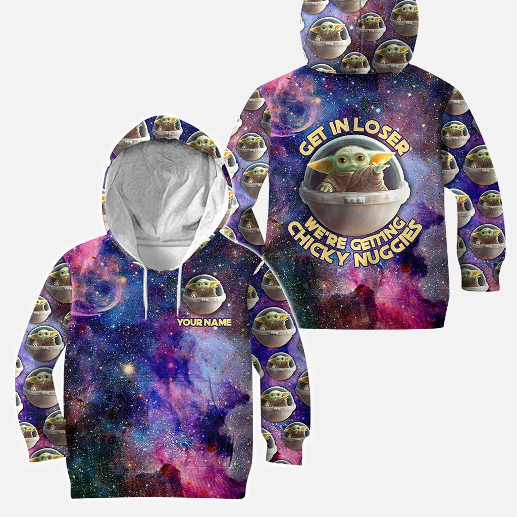 Personalized Galaxy Hoodie & Leggings Set Custom Name Gift