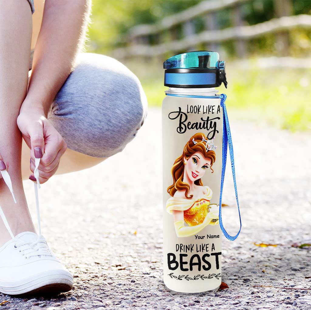 Personalized Water Tracker Bottle with Infuser for Hydration Gift